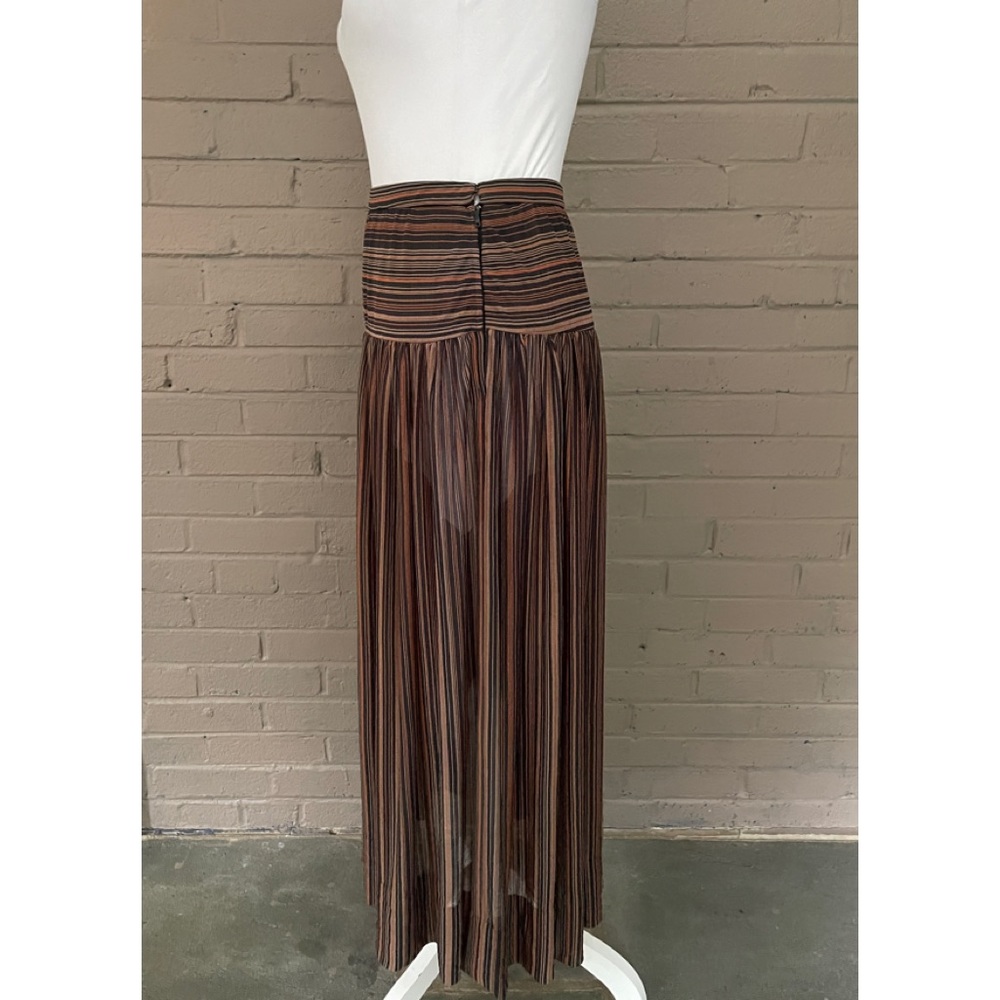 Vintage Rodier Paris stripe high waist skirt XS - Picture 5 of 13